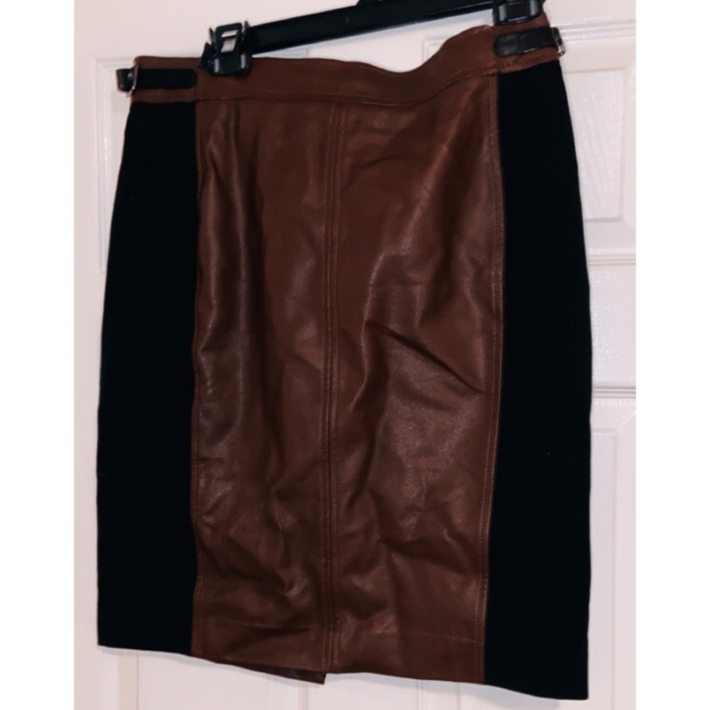 Leather skirt